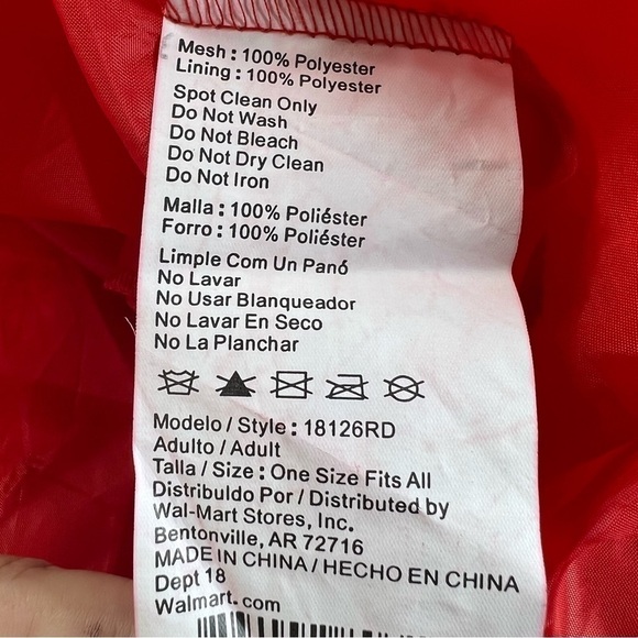 Red cape one size fits all - Picture 9 of 9